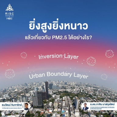 ยิ่งสูงยิ่งหนาว แล้วเกี่ยวกับ PM2.5 ได้อย่างไร?