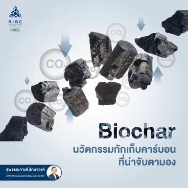 Biochar นวัตกรรมกักเก็บคาร์บอนที่น่าจับตามอง