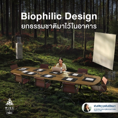 "Biophilic Design" ยกธรรมชาติมาไว้ในอาคาร